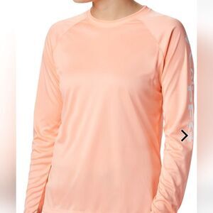 Columbia Women's PFG Tidal Tee II Long Sleeve Shirt 2XL UPF 50 Spring